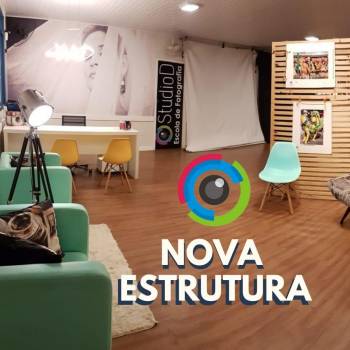 Conheça a nova estutura do Studio D - Escola de Fotografia. 