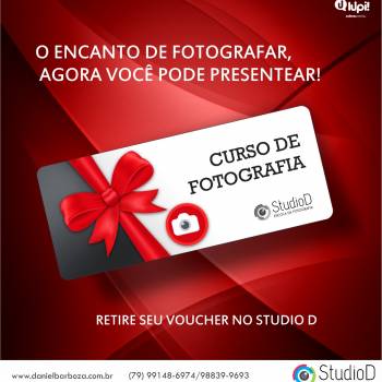 Presenteie um curso de fotografia a um familiar ou amigo .