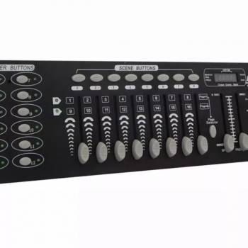 Mesa Dmx Iluminação 512 Efeito Strobo Operador 192 Canais.