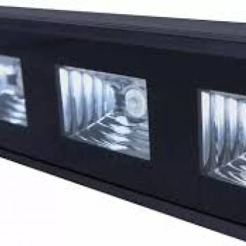 Ribalta Refletor Uv Luz Negra 30cm Efeito 6 Leds Iluminação.