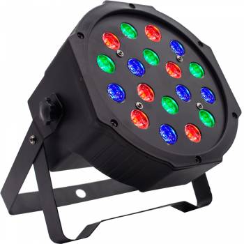 4 Canhões  Refletor Par Led 54 Leds 3w Rgbw Dmx Jogo Luz