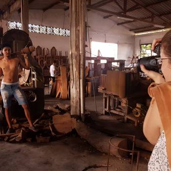 Passeio Fotográfico do Fotógrafo Aprendiz fábrica de móveis.