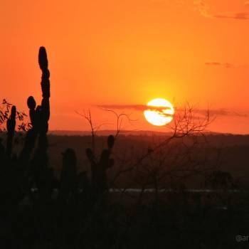 Por do sol na tribo Kariri Xocó - Por Daniel Faria